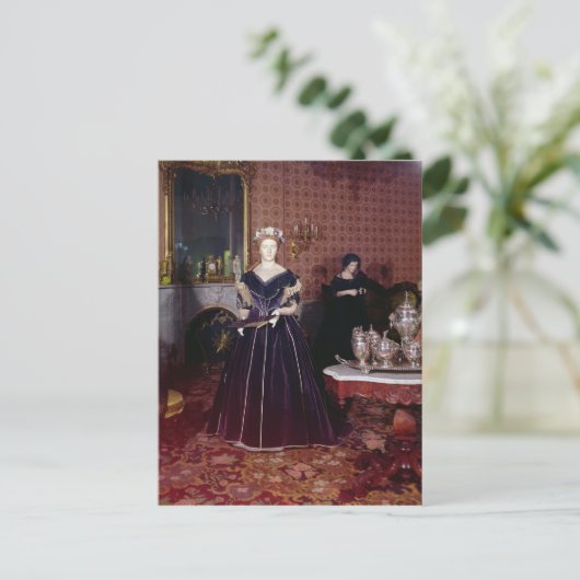 Kogelboon van Mary Todd Lincoln Briefkaart (Staand voorkant)