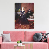 Kogelboon van Mary Todd Lincoln Canvas Afdruk (Insitu (Woonkamer))