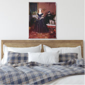 Kogelboon van Mary Todd Lincoln Canvas Afdruk (Insitu (Slaapkamer))