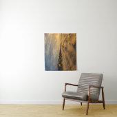 Kogelcabine bij zonsondergang aan de nederlandse k wandkleed (In situ)