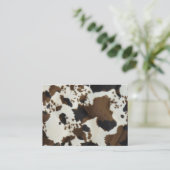 Kogeldruk Visitekaartje (Staand voorkant)