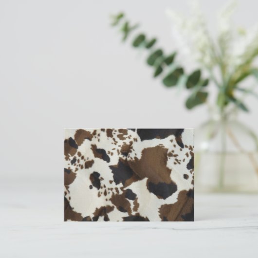 Kogeldruk Visitekaartje (Staand voorkant)