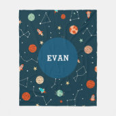 Kogelen voor buitenruimtectoren, speciaal ontworpe fleece deken (Voorkant)