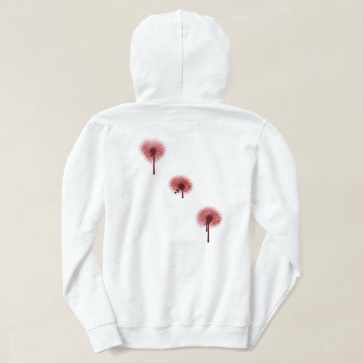 kogelgaten hoodie (Design achterkant)