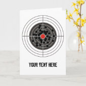 Kogelgaten in het doel - maar niet de stieren in h kaart (Gele Bloem)