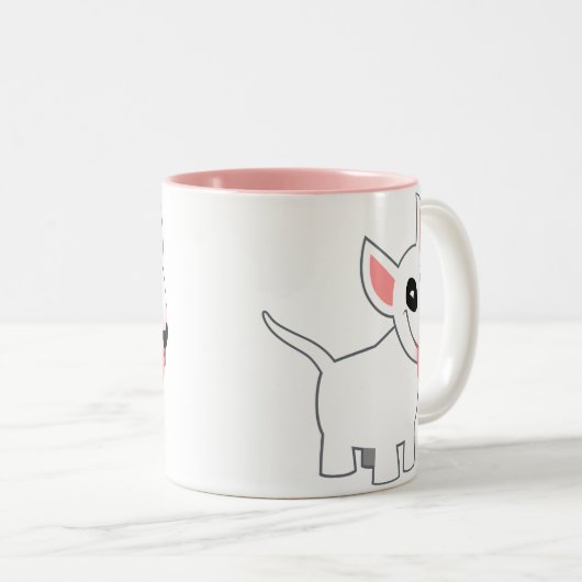 Kogelijk Cartoon bull Terrier Mok (Voorkant rechts)