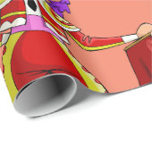 Kogeljager en rode cape cadeaupapier (Rol Hoek)