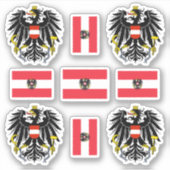 Kogeljas en vlaggen sticker (Voorkant)