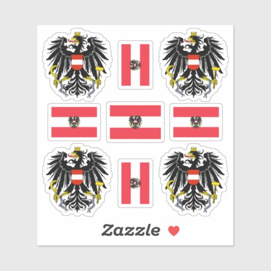 Kogeljas en vlaggen sticker (Vel)