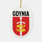 Kogeljas Gdynia, Polen Keramisch Ornament (Voorkant)