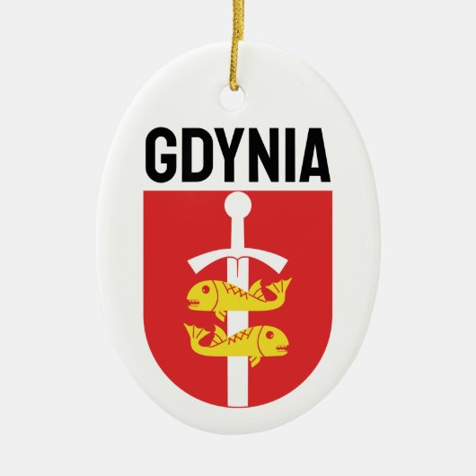 Kogeljas Gdynia, Polen Keramisch Ornament (Voorkant)