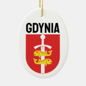 Kogeljas Gdynia, Polen Keramisch Ornament (Achterkant)