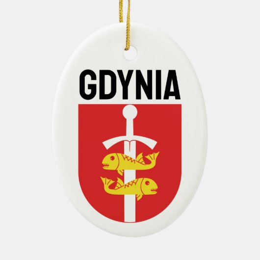 Kogeljas Gdynia, Polen Keramisch Ornament (Achterkant)