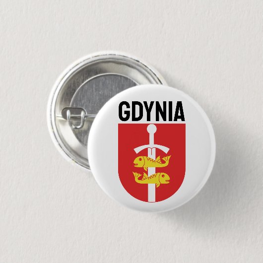 Kogeljas Gdynia, Polen Ronde Button 3,2 Cm (Voorkant /achterkant)