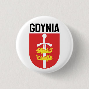 Kogeljas Gdynia, Polen Ronde Button 3,2 Cm