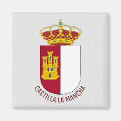 Kogeljas van Castilla La Mancha - Spanje Magneet (Voorkant)