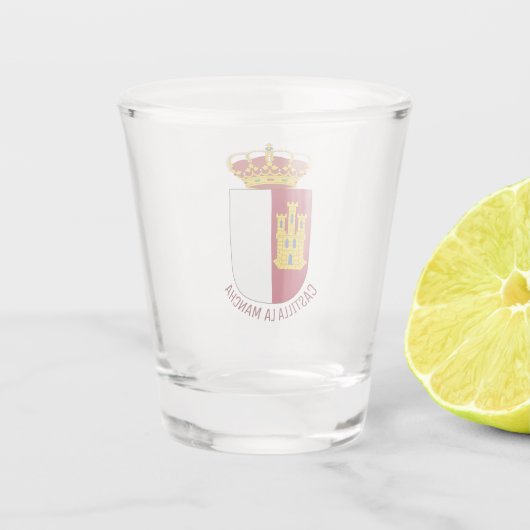 Kogeljas van Castilla La Mancha - Spanje Shot Glas (Achterkant)