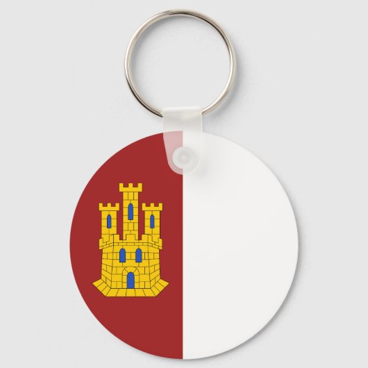 Kogeljas van Castilla La Mancha - Spanje Sleutelhanger (Achterkant)