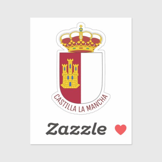 Kogeljas van Castilla La Mancha - Spanje Sticker (Vel)