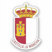 Kogeljas van Castilla La Mancha - Spanje Sticker (Voorkant)