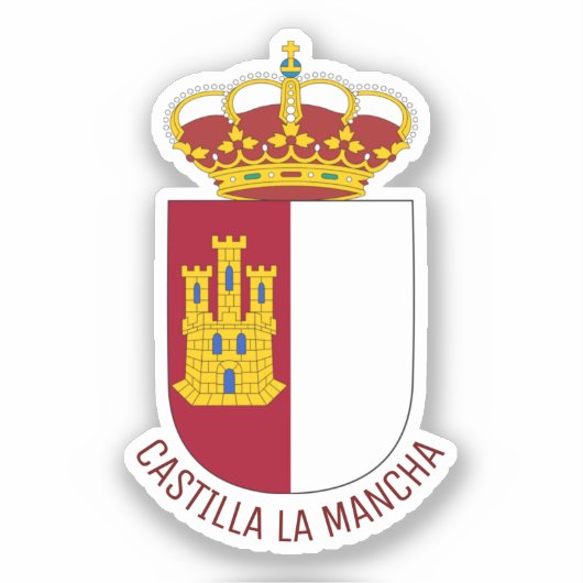 Kogeljas van Castilla La Mancha - Spanje Sticker (Voorkant)