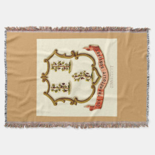 Kogeljas van de deelstaat Connecticut Deken