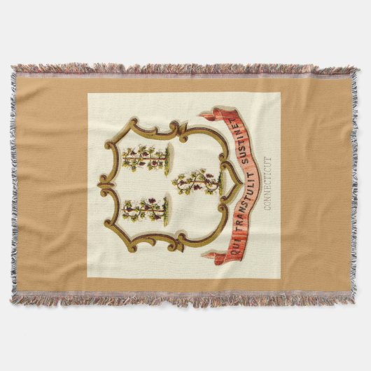 Kogeljas van de deelstaat Connecticut Deken (Voorkant)