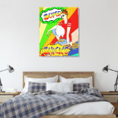 Kogelkip | Kipmuur-kunst Canvas Afdruk (Insitu (Slaapkamer))