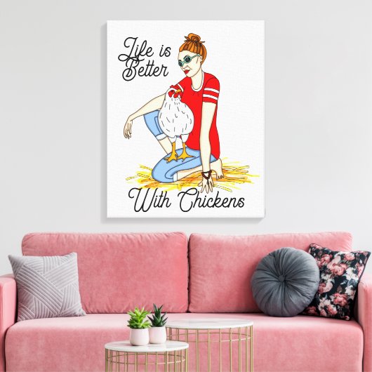 Kogelkip | Poster voor de cichorei Canvas Afdruk (Insitu (Woonkamer))