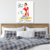 Kogelkip | Poster voor de cichorei Canvas Afdruk (Insitu (Slaapkamer))