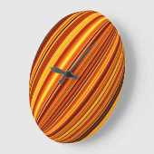 Kogelkleur Optische verlichting Rainbow Sinaasappe Grote Klok (Hoek)