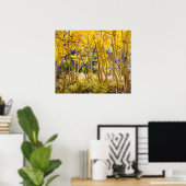 Kogelkleuren van Aspen-bomen 3 Poster (Thuiskantoor)