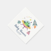 Kogelklinker en modern Alien-Baby shower voor ruim Servet (Hoek)