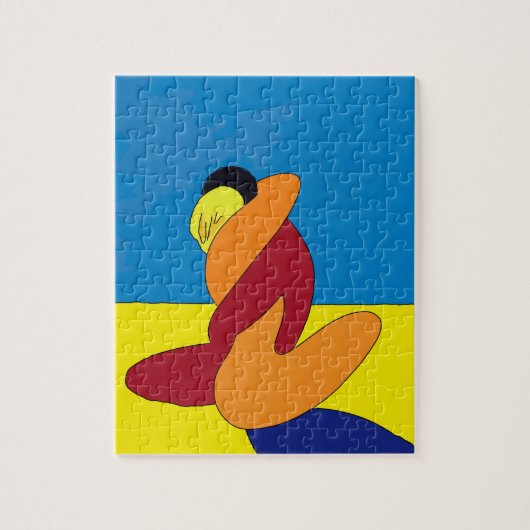 Kogelkoppeling Abstract Legpuzzel (Verticaal)