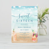 Kogellampjes cocktails zomer zoet 16 kaart (Staand voorkant)