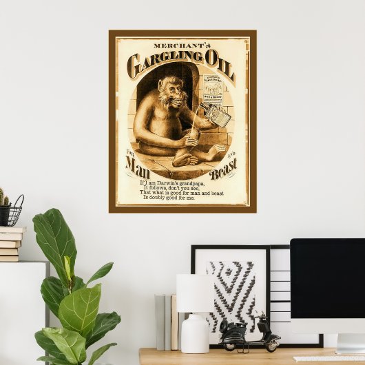 Kogelolie van de koopman ~  Adverteren Poster (Thuiskantoor)