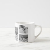 Kogelpaar foto's en romantische offertes naar de m espresso kop (Rechts)