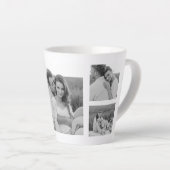 Kogelpaar foto's en romantische offertes naar de m latte mok (Rechterhoek)