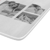 Kogelpaar foto's en romantische offertes naar de m snijplank (Hoek)