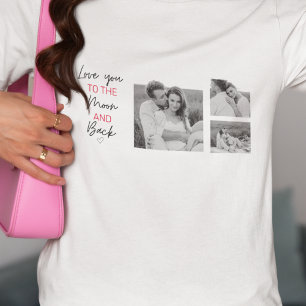 Kogelpaar foto's en romantische offertes naar de m t-shirt