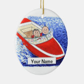 Kogelpaar Keramisch Ornament (Rechts)