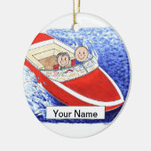 Kogelpaar Keramisch Ornament (Links)