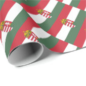 Kogelpapier met Hongaarse vlag Cadeaupapier (Rol Hoek)