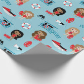 Kogelpapier voor reddingsdoeleinden cadeaupapier (Hoek)