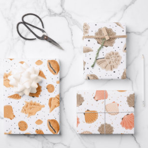 Kogelpapierset voor bakzegels, set van 3 inpakpapier vel