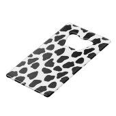 Kogelpatroon Creditkaart Flessenopener (Achterkant Gekanteld)