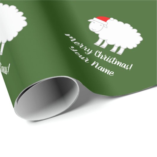 Kogelrollen voor kerstvee met luiers cadeaupapier (Rol Hoek)