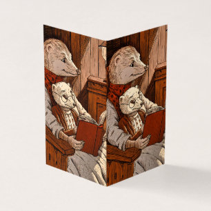 Kogels die een boek lezen kaart