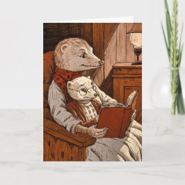 Kogels die een boek lezen kaart