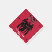 Kogels en gangsters partij servetten (Hoek)